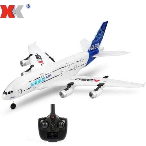 Wltoys XK A120 RC Plane 3CH 2.4G EPP Remote Control Airplane Fixed-wing RTF Airbus A380 RC Aircraft Model Toy for Kids