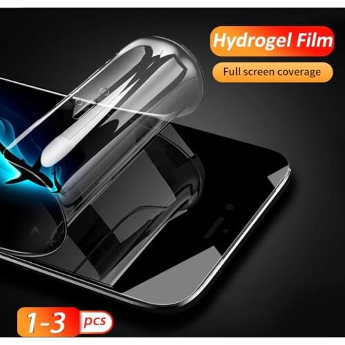 Screen Protector For IPhone 11 Pro Max 6 6s 7 8 Plus Max Hydrogel Soft Film For IPhone X XR XS Max SE 12 2020 Protector Film