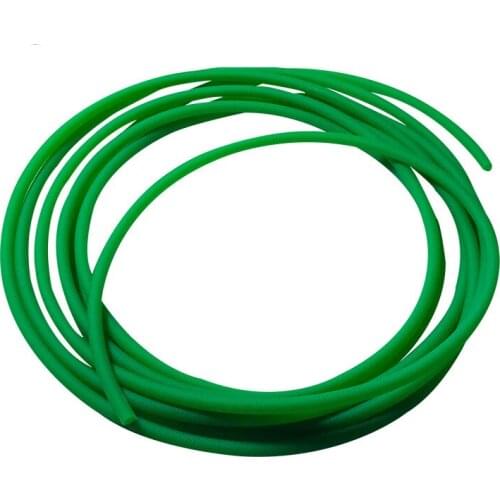 Green Polyurethane Conveyor Belts Diameter 2/3/4/5/6/7/8/9/10/12/15mm PU Round Drive Belt Meltable Cord