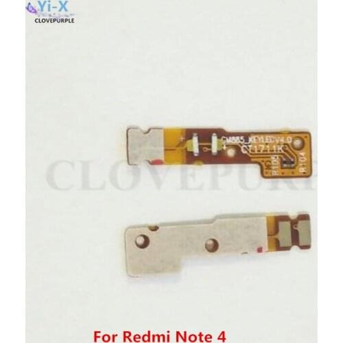 10PCS/Lot For Xiaomi Redmi Note4 / Note4X Light LED FPC Button Flex Cable Repair Parts For Xiaomi Redmi Note 4 / Note 4X