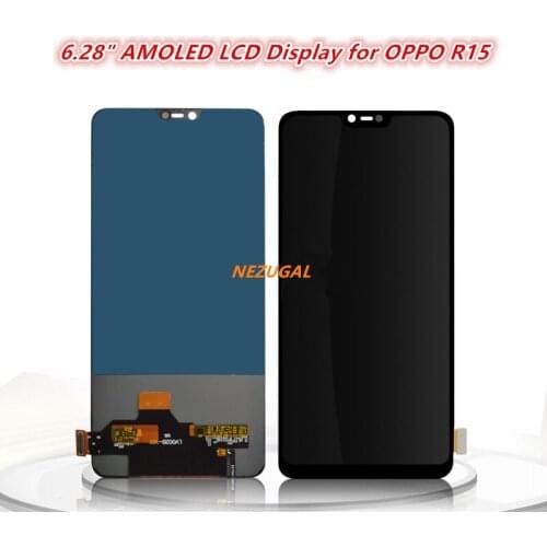 100% tested 6.28" OLED LCD Display for OPPO R15 DME 4G+ R15 Dream Mirror Edition LCD screen touch screen digitizer assembly