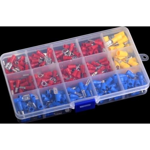 280/PCS Lectrical Cable Lugs Various Style Wire Terminales Male and Female Quick Butt Crimp Connectors