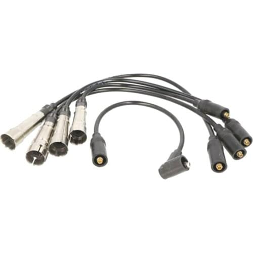 4pcs for ignition cables 059998031 803998031 black For Audi 80 Avant Coupe For VW Santana Passat Scirocco Golf