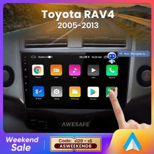 AWESAFE PX9 For Toyota RAV4 RAV 4 2005 - 2013 Car Radio Multimedia Video Player Navigation GPS No 2 din 2din DVD Android 10