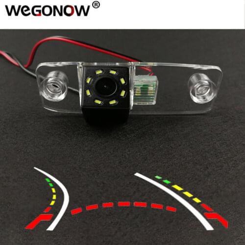 For Hyundai Elantra Accent Tucson Veracruz Sonata Terracan HD Wireless Car CCD Rear Camera Fisheye 12 led dynamic Night frame