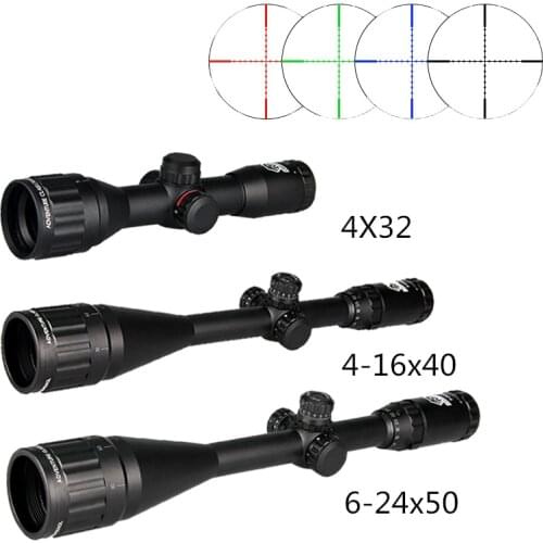 Canis Latrans 4X32 Rifle Scope Mil Dot Airsoft Gun Tactical Scope Reticle Optical Scope 4-16X40 Gun Rifle Scope 6-24x50 Scopes