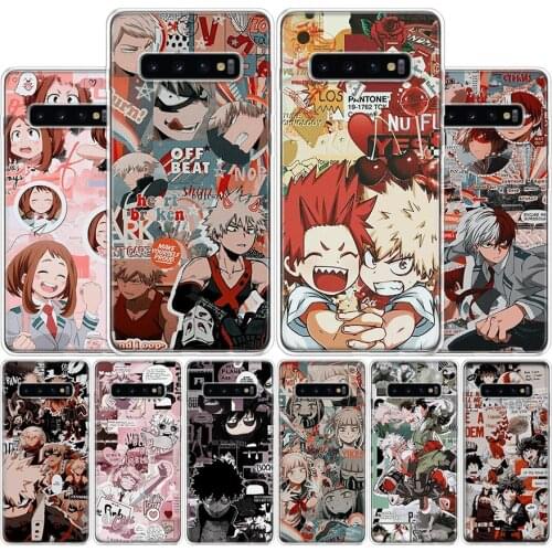 My Hero Academia Manga Cover Phone Case For Samsung Galaxy A51 A71 A70 A50 A40 A30 A20E A10S A41 A21 A01 A6 A7 A8 A9 Plus Coque