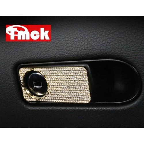 For Mercedes Benz C E ML GL CLK CLS GLC Class W205 W213 X204 W218 X253 W166 X166 Car Toolbox Handle Cover Trim Sequin Sticker