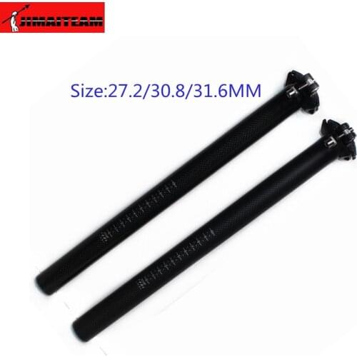 JIMAITEAM Bicycle Seatpost Mountain Bike Seatpost Road Bike Seatpost Carbon Fiber Seatpost Bicycle Accessories