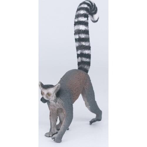 CollectA Wild Life Animals Africa Ring-Tailed Lemur Little Monkey Model Plastic Toy #88831