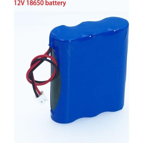 Liitokala 12V 18650 lithium-ion Battery pack Monitor CCTV Camera battery 12.6 V 1.8A 2A 2.2A 2.5A 2.6A 2.8A 3A batteries