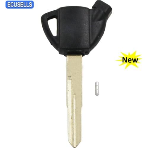 Remote Car Key Shell Case Motorcycle Key Blank With 3 Magnets for Burgman AN650 for Suzuki GEMMA250/400/650 Uncut Blade Black