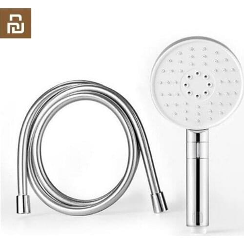 Youpin DaBai Diiib 3 Modes Handheld Shower Nozzle Head Set 360 Degree 120mm 53 Water Hole PVC Powerful Massage Shower