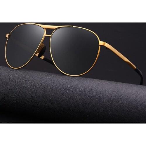 New Box Polarizing Driver Glasses Mens Glasses Pilots Sunglasses Classic Mirrors Ink Drivers Driving Toad Glasses