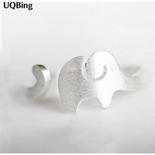 New Arrivals 925 Sterling Silver Elephant Ring Open Rings For Girl Women Gift Jewelry