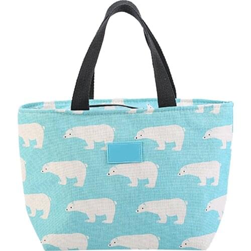 Office Worker Kids Funny Thermal Insulated School Student Container Picnic For Women Cartoon Bento Portable Lunch Bag Home