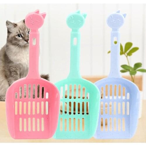 Plastic Cats Litter Shovel Pet Cleanning Tool Cat Sand Cleaning Products Toilet For Dog Cat Clean Feces Pet Accessories 1PCS