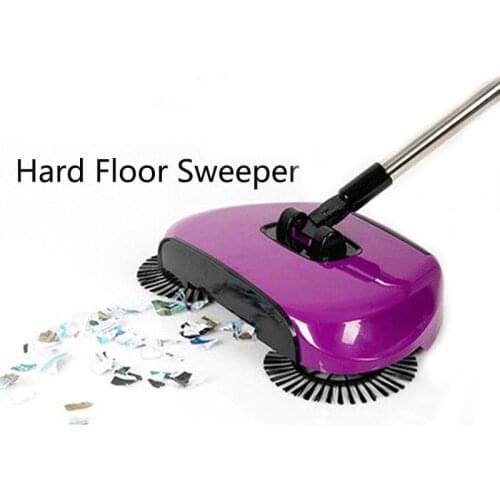 Stainless Steel Sweeping Machine Push Type Magic Broom Dustpan Handle Household Vacuum Cleaner Hand Push Sweeper Floor Robotic