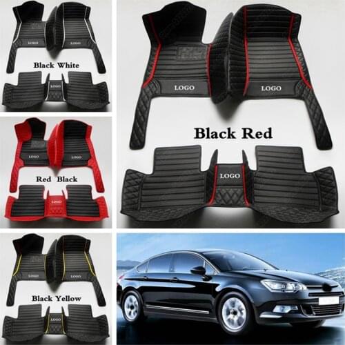 Custom Car Floor Mats for Citroen All Models Citroen C4 C5 C6 Citroen C4 Picasso C4 Aircross All Weather Suvs Auto Foot Pads
