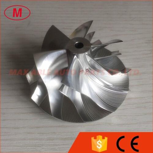 RHF5 52.56/68.00mm 6+6 blades high performance aluminum 2618/Billet/milling compressor wheel