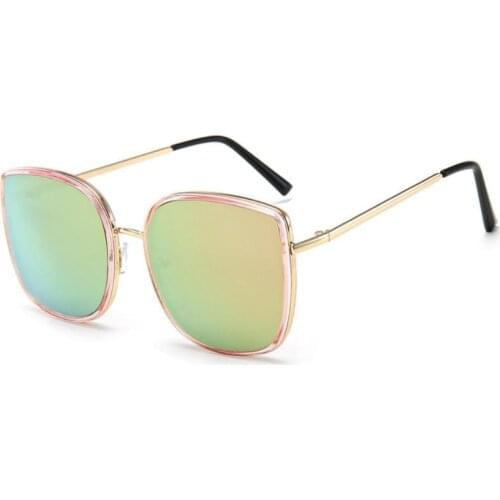 Cat Eye Sunglasses Unisex Sunglasses Ladies Trend 2021 New Big Frame Sunshade UV Eyewear Glasses Net Red Car Driver Goggles