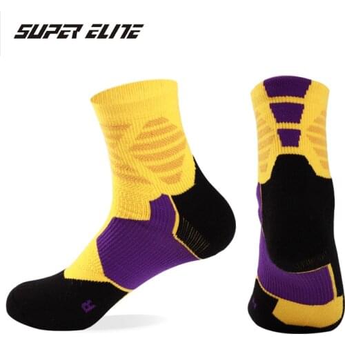 Outdoor Sports Basketball Running Fitness Socks Breathable Anti-slip Thermal Thickened Ergonomic Design Sportswear