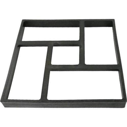 Path Maker Mould Garden Lawn Yard Walkway Plastic Paving Mold 15.7x15.7"
