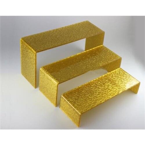 High quality 3 Tier Acrylic Display Stand Multi-functional Shoe Storage Rack Shoe Display Racks Watch Cosmetics Display Holder