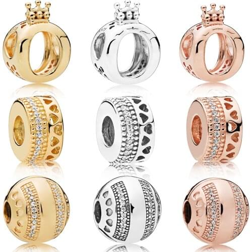 100% 925 Sterling Silver New Sparkling Night Blue Love Heart Charm Womens Jewelry Suitable Charming Gift Fit Pan bracelet