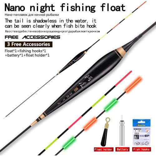 Deep Water Bobber Nano Fishing Floats Fresh Water Buoy Luminous Fishing Boya Vertical Buoy Carp Light Fishing Tools Accessories