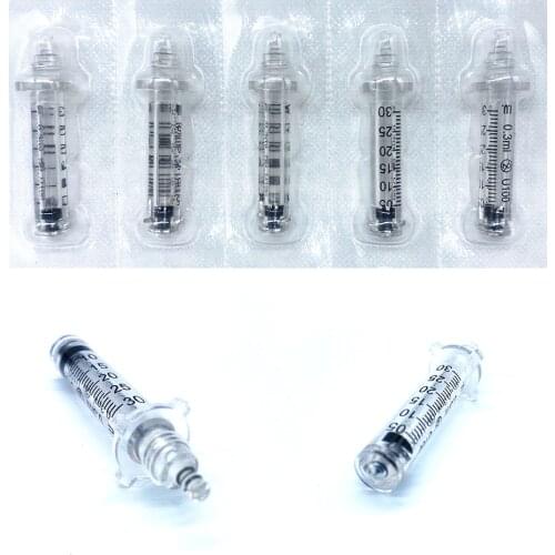 1 piece filler hyaluronique pen Syringe Ampoule Needle for Hyaluronic acid lip injection wrinkle removal water syringes