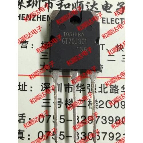 10pcs/lot GT20J301 New Spot TO-3P 600V 20A