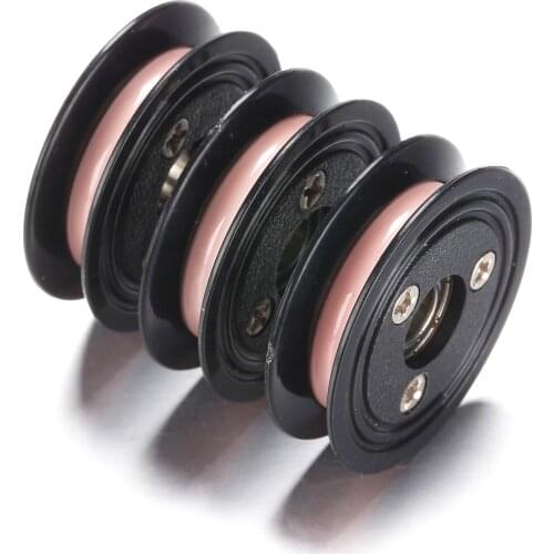 300 Pieces Low Price Line Guide Diameter Wire 45mm Flange Plastic Assembled Ceramic Pulley (with Bearing) Z1006