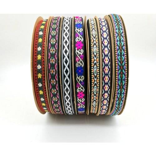 5 Meters National style Ribbon Grosgrain 25MM DIY Handmade Character Ribbons For Crafts Custom Ribbon Decoration Trims Sewing