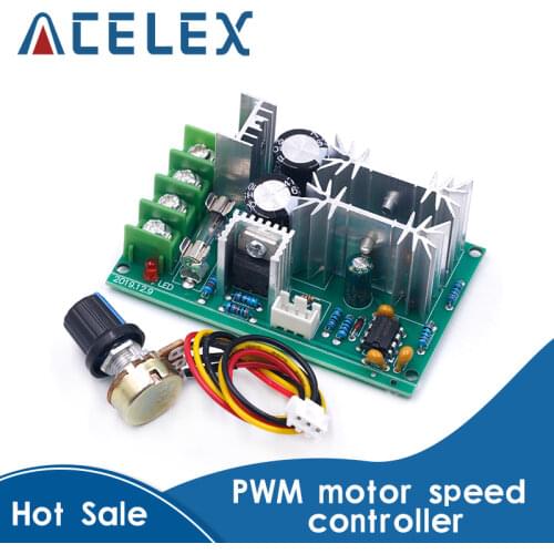 DC10-60V DC 10-60V Motor Speed Control PWM Motor Speed Controller Switch 20A Current Voltage regulator High Power Drive Module