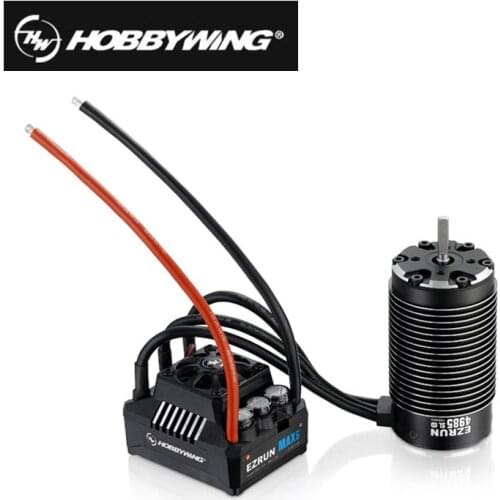 Hobbywing EzRun Max6 160A Brushless Waterproof ESC with 4985 SL 1650KV / 5687 1100KV Brushless Motor for 1/6 Light Load Truck