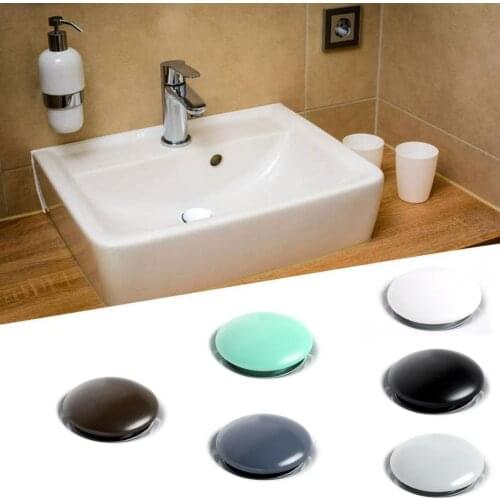 Ceramic Basin Sink Drain Filter Push Button Cover Bounce Button Up Cover For Bathtub Basin Drain Accessories