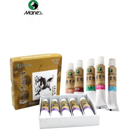 12 Colors 18 Colors 24 Colors Chinese Painting Paint Watercolor Paint Large-capacity Painting Tools Student Art Supplies Paint