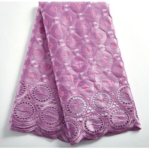 SJD LACE New High Quality Swiss Voile Lace In Switzerland African 100% Cotton Fabric Embroidery Sewing Wedding Women Dress A2422