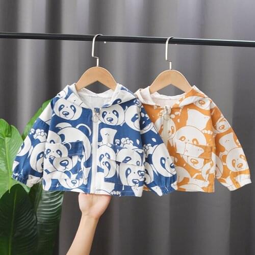 2021 Spring Autumn Childrens Jackets Girls Kids&Babys Coats For Boys Outerwears Boy Windbreaker Clothes infant Hooded jacket