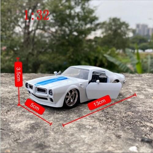Diecast 1/32 Scale 1972 Pontiac Firebird Classic Model Car Alloy Vehicle Toy Cars Adult Collection Static Display Boy Gift
