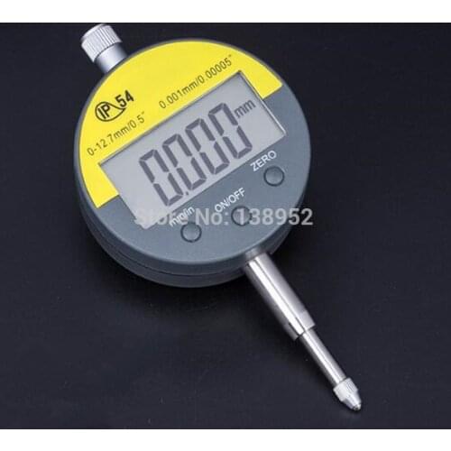IP54 Oil-proof Digital Micrometer 0.001mm Electronic Micrometro Metric/Inch 0-12.7mm/0.5" Precision Dial Indicator Gauge Meter