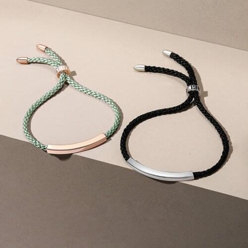 Fashion Rope Charm Bracelet For Lovers Couple Valentine Days Jewelry Pulseira sl248