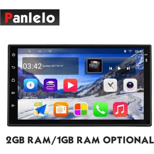 Panlelo Android 8 GPS Navigation Multimedia Playe Car Stereo S10/S10 Plus 2GB/1GB RAM 32/16GB ROM Auto Radio AM/FM/RDS BT Music