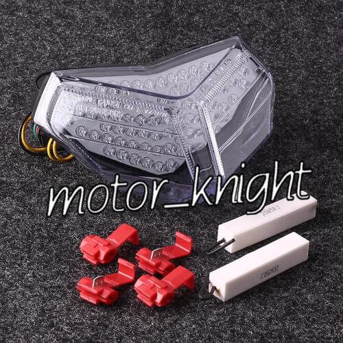 Clear LED LAMP Tail Light Taillight Turn Signals for DUCATI 1198/R/CORSE 09-10 848 08-10 1098/R/S 07-10