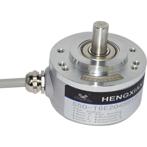 S50 8mm solid shaft 1024ppr RS422 circuit 5V-30V ip65 waterproof rotary encoder encoder e50s8 for packing machine