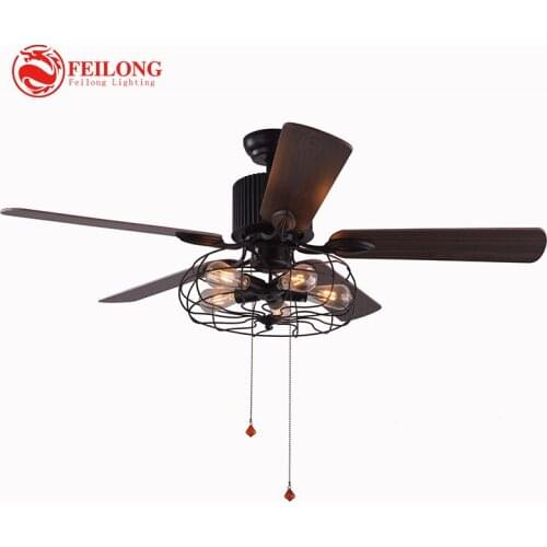 New arrival modern decorative 52inch retractable blade ceiling fans