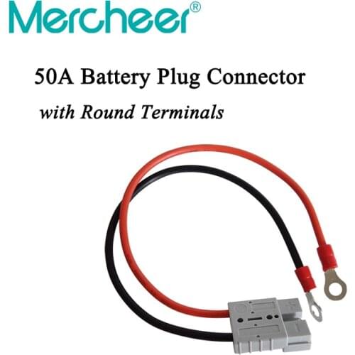 Extension cable with Anderson Connector/Clips/Ring terminal 2.5/4/6mm2 30/45/60A PV Wire for Car Battery and Solar panel connect