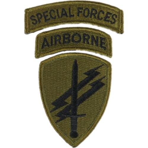 WW2 US ARMY SPECIAL FORCES AIRBORNE ARMBAND EMBROIDERED BADGE PATCH - World military Store