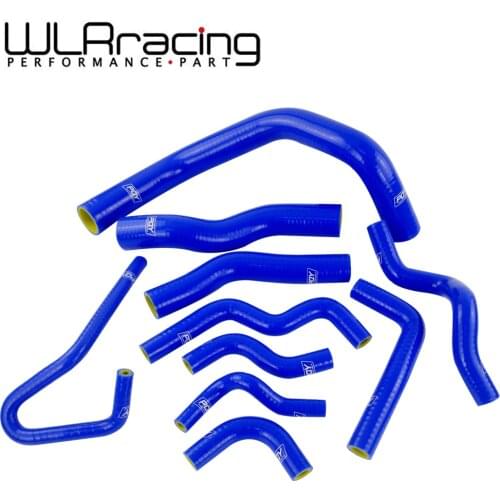 WLR RACING - 10PC Blue Silicone Radiator Hose Kit for Nissan Silvia 200SX 240SX S13 S14 S15 SR20DET WLR-LX1602C-QY